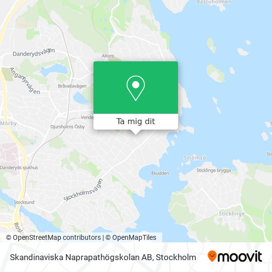 Skandinaviska Naprapathögskolan AB karta