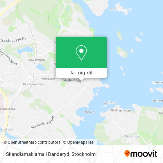 Skandiamäklarna i Danderyd karta