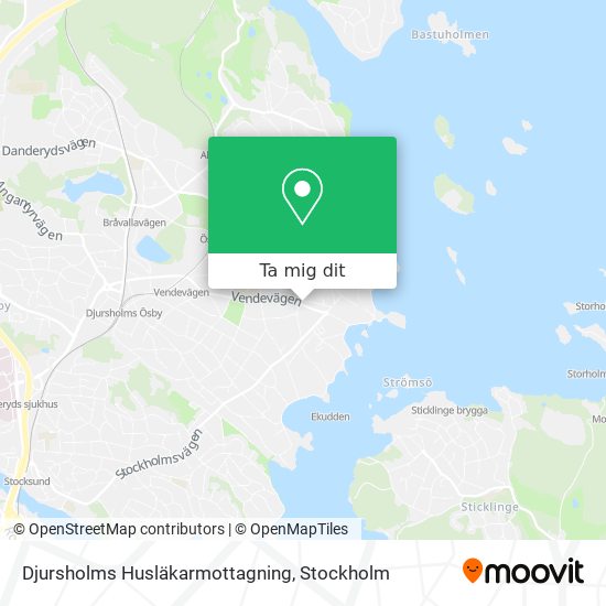Djursholms Husläkarmottagning karta