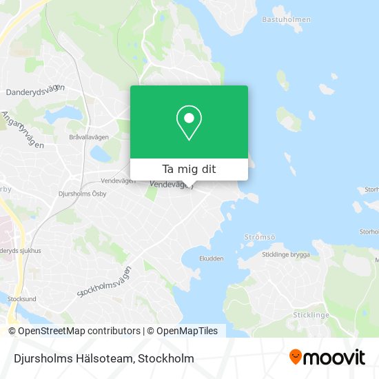 Djursholms Hälsoteam karta