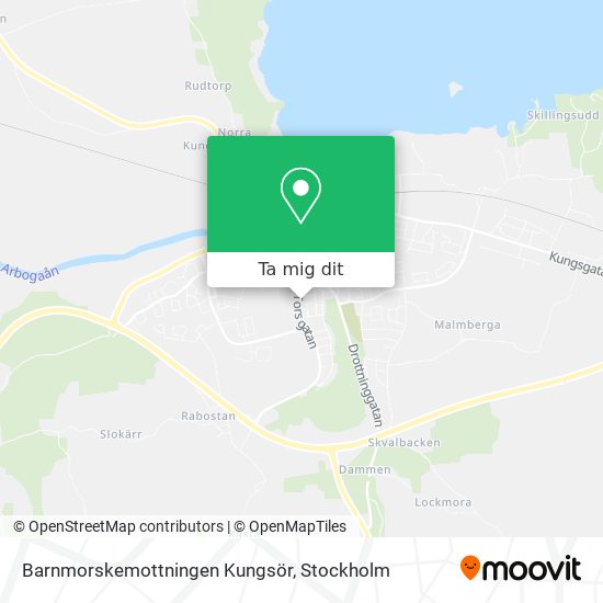 Barnmorskemottningen Kungsör karta