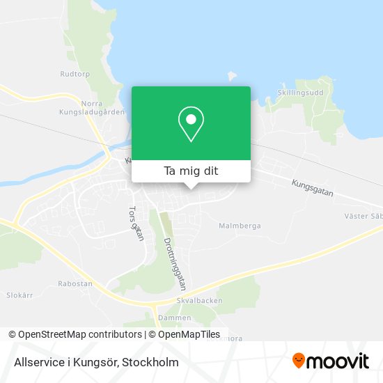 Allservice i Kungsör karta