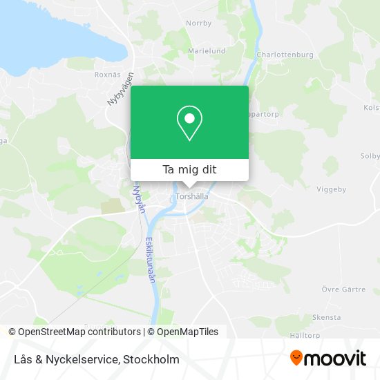 Lås & Nyckelservice karta