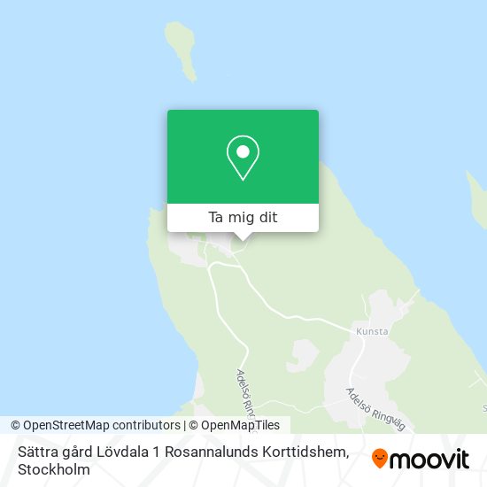 Sättra gård Lövdala 1 Rosannalunds Korttidshem karta