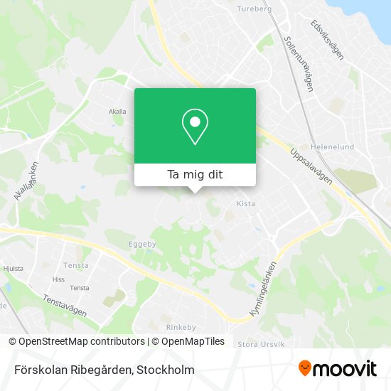 Förskolan Ribegården karta