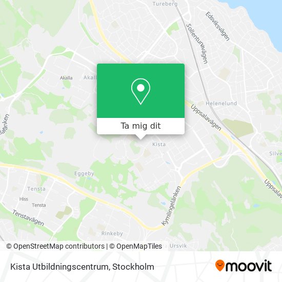 Kista Utbildningscentrum karta