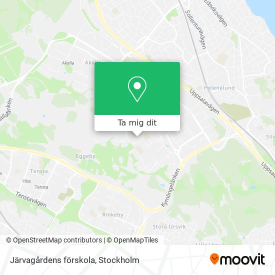 Järvagårdens förskola karta
