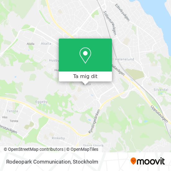 Rodeopark Communication karta