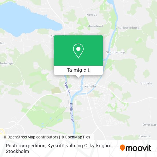 Pastorsexpedition, Kyrkoförvaltning O. kyrkogård karta