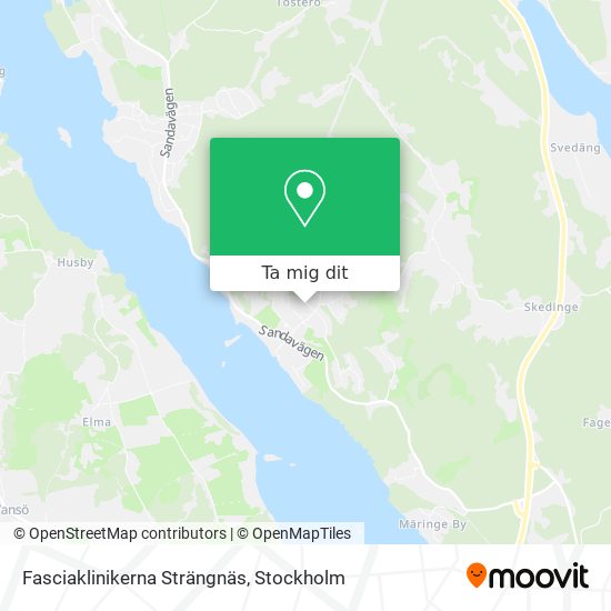 Fasciaklinikerna Strängnäs karta