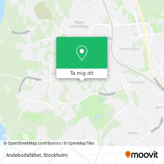 Andebodafältet karta