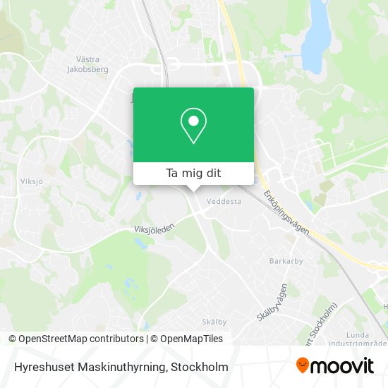 Hyreshuset Maskinuthyrning karta