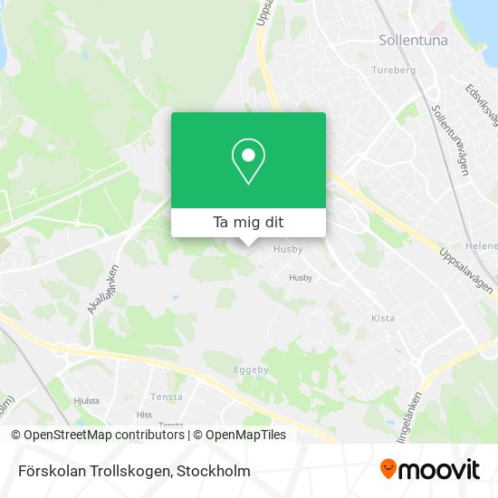 Förskolan Trollskogen karta