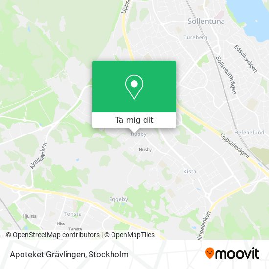 Apoteket Grävlingen karta