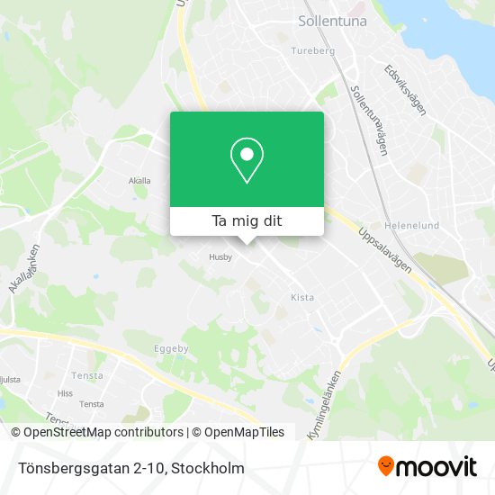 Tönsbergsgatan 2-10 karta