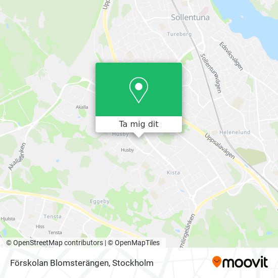 Förskolan Blomsterängen karta