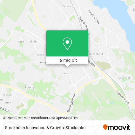 Stockholm Innovation & Growth karta