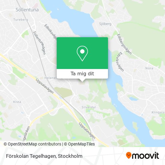 Förskolan Tegelhagen karta