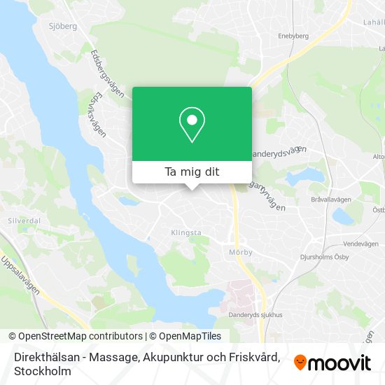 Direkthälsan - Massage, Akupunktur och Friskvård karta