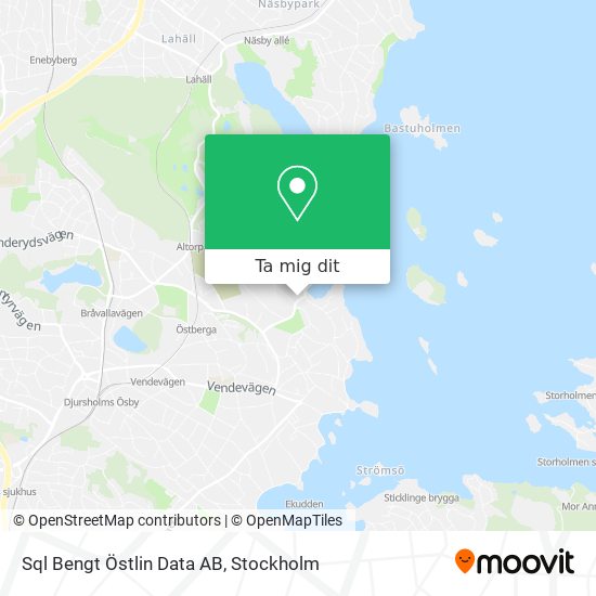 Sql Bengt Östlin Data AB karta
