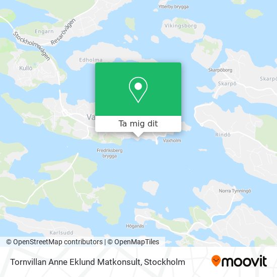 Tornvillan Anne Eklund Matkonsult karta