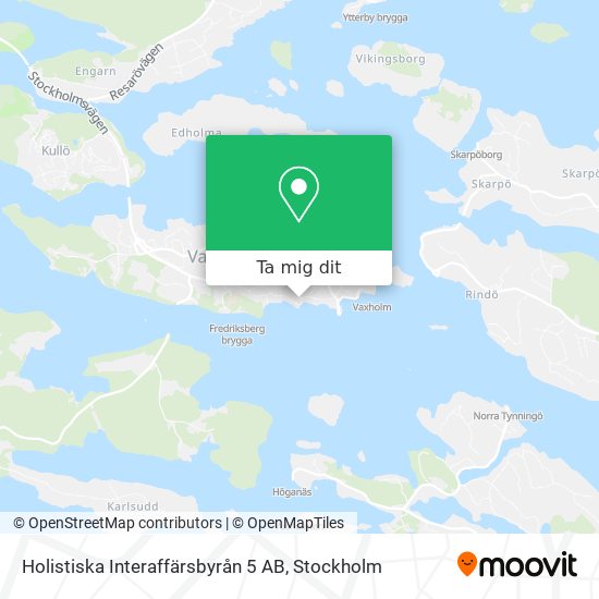 Holistiska Interaffärsbyrån 5 AB karta