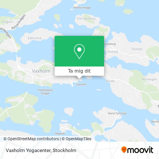 Vaxholm Yogacenter karta