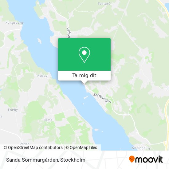 Sanda Sommargården karta