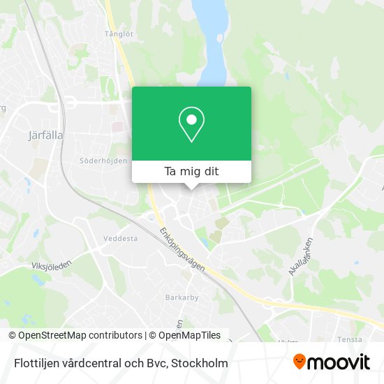 Flottiljen vårdcentral och Bvc karta