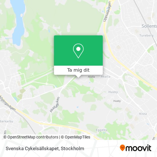 Svenska Cykelsällskapet karta