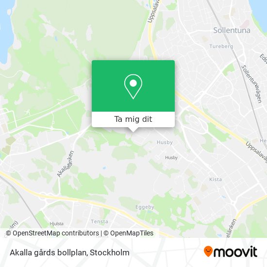 Akalla gårds bollplan karta