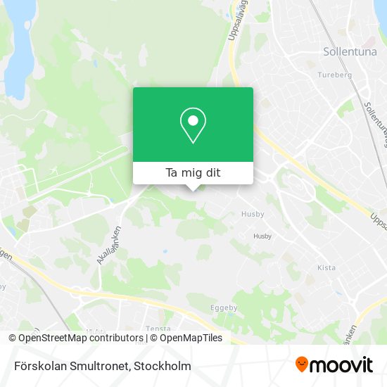 Förskolan Smultronet karta