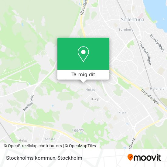 Stockholms kommun karta