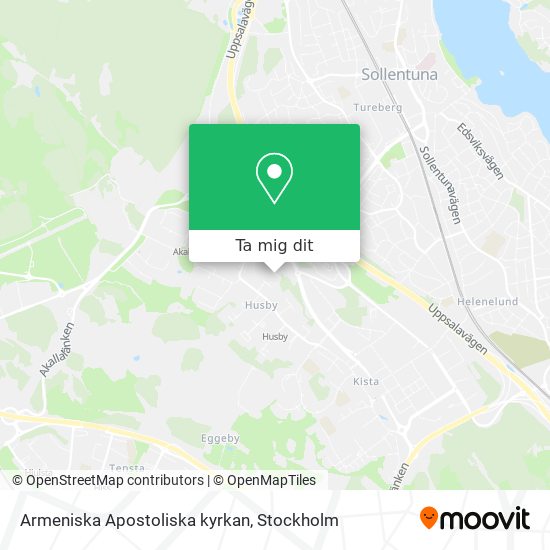 Armeniska Apostoliska kyrkan karta