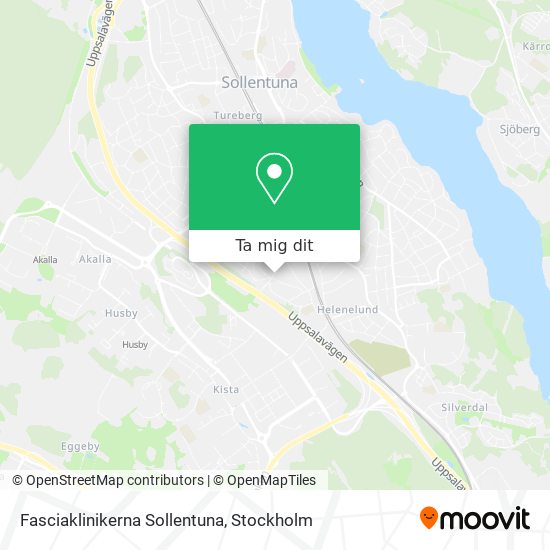 Fasciaklinikerna Sollentuna karta
