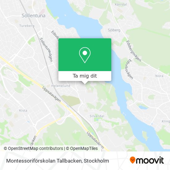 Montessoriförskolan Tallbacken karta