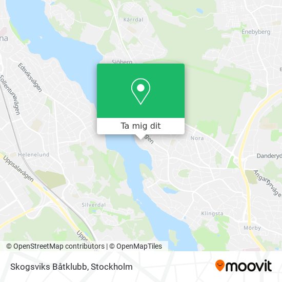 Skogsviks Båtklubb karta