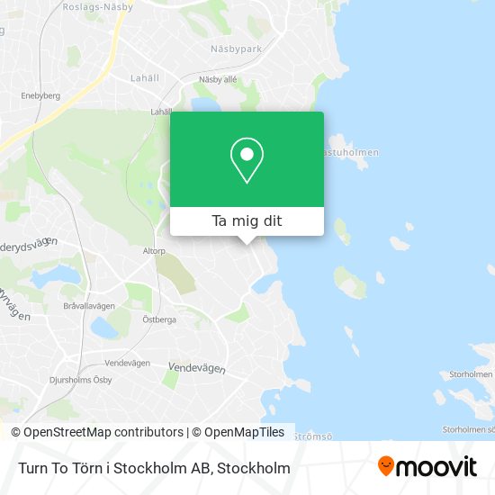 Turn To Törn i Stockholm AB karta