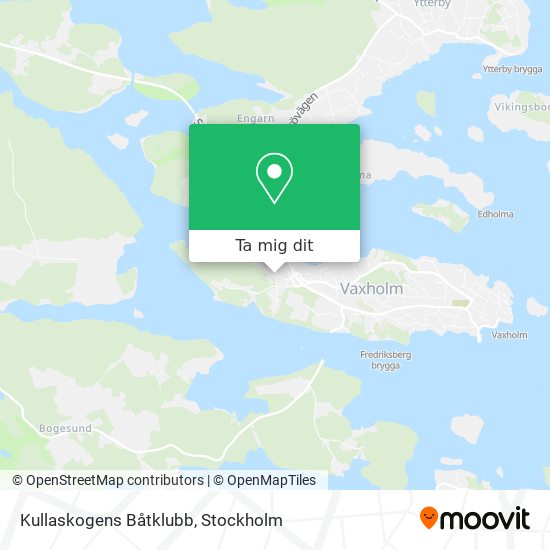 Kullaskogens Båtklubb karta