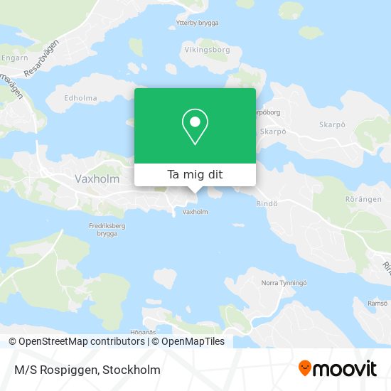 M/S Rospiggen karta