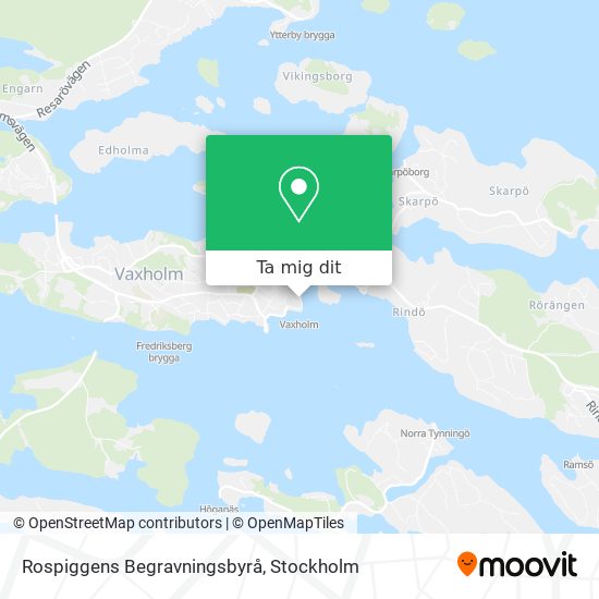 Rospiggens Begravningsbyrå karta