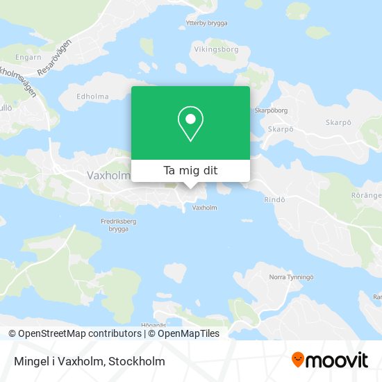 Mingel i Vaxholm karta