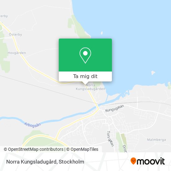 Norra Kungsladugård karta