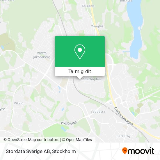 Stordata Sverige AB karta