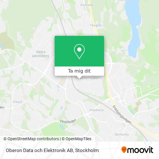 Oberon Data och Elektronik AB karta