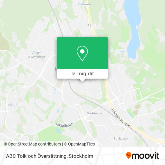 ABC Tolk och Översättning karta