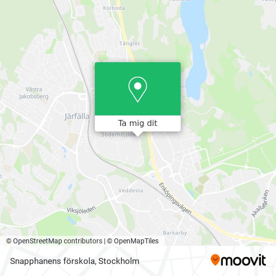 Snapphanens förskola karta