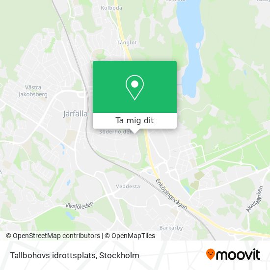 Tallbohovs idrottsplats karta