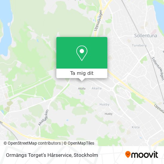 Ormängs Torget's Hårservice karta