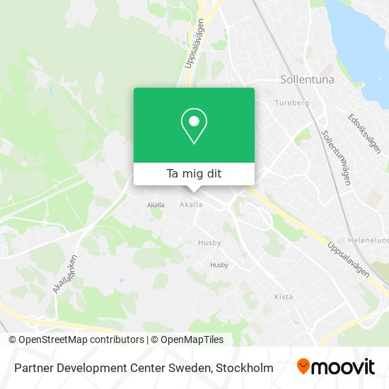 Partner Development Center Sweden karta